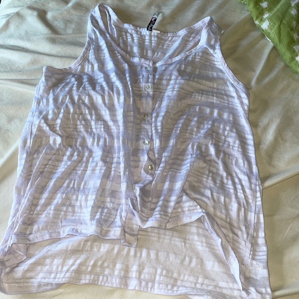 White See-through top